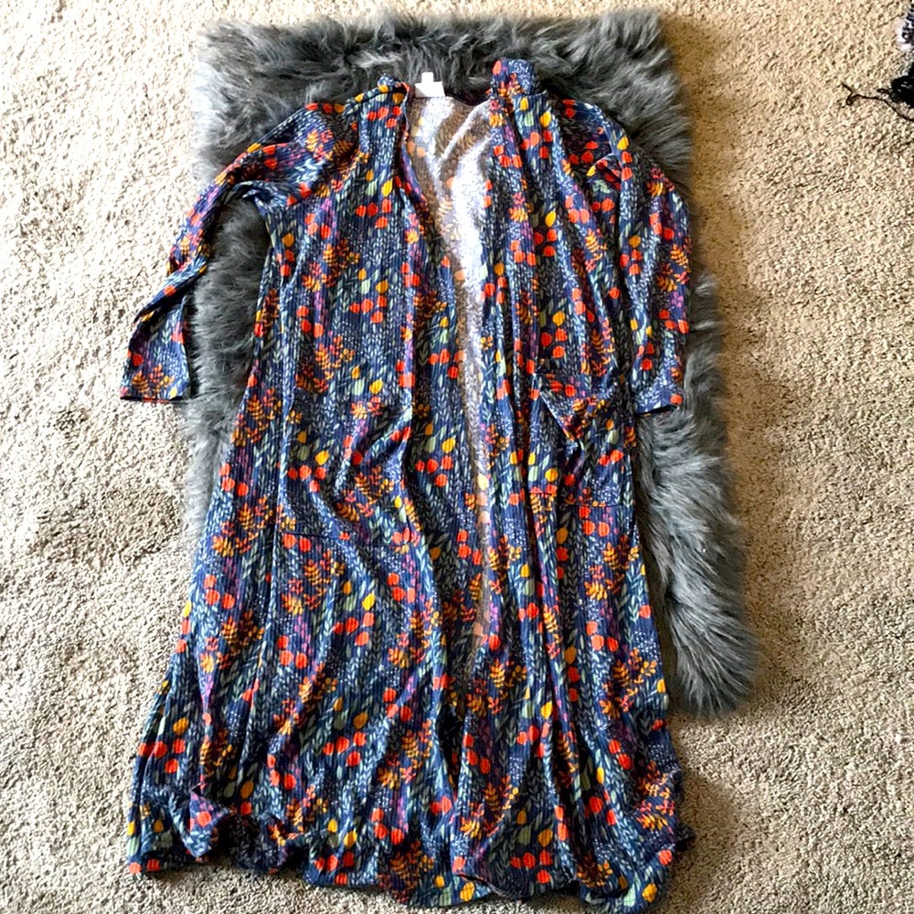 3/4 long lularoe sweater
